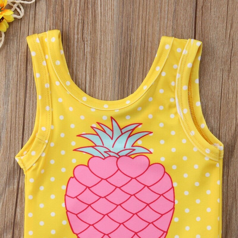 Maiô Infantil Poá Little Pineapple